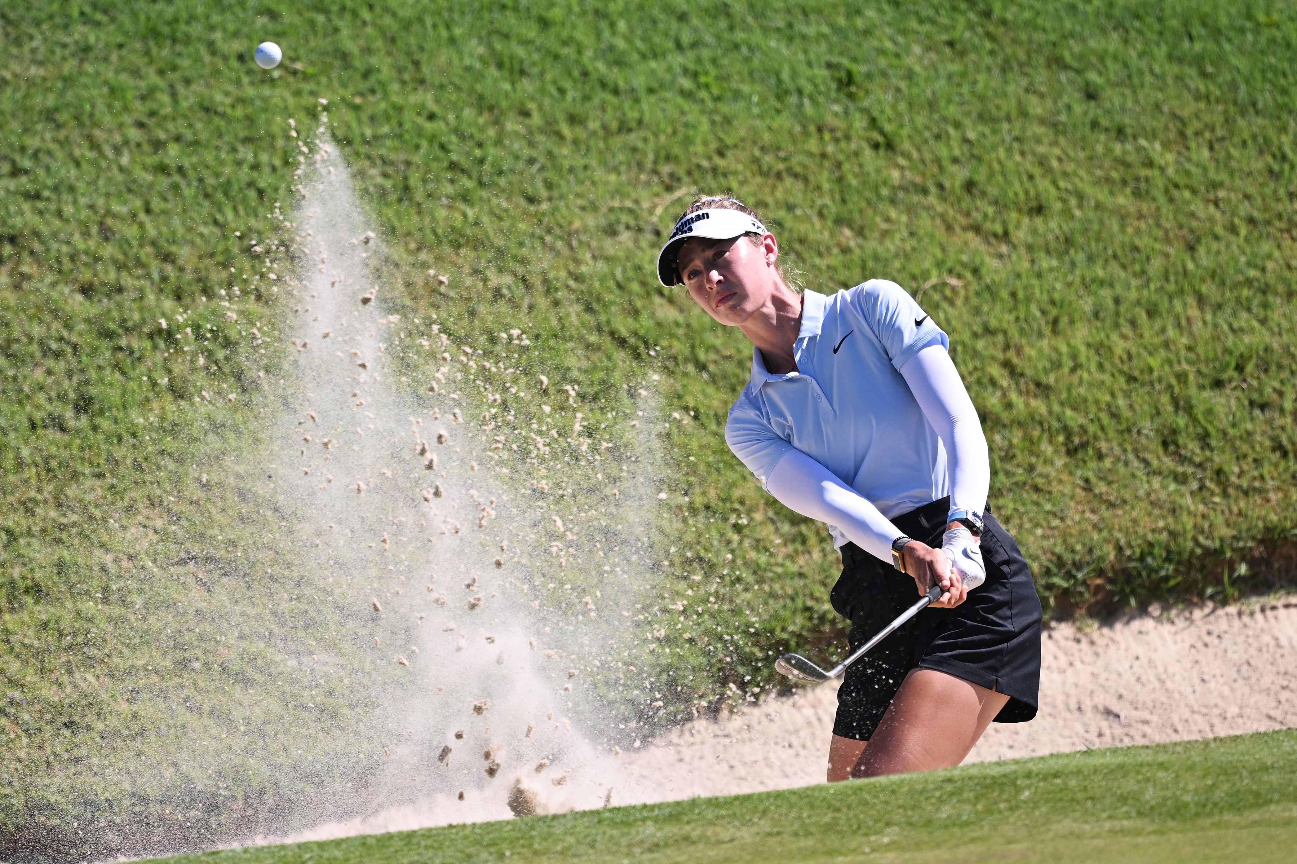 Nelly Korda struggles in opening round of The Amundi Evian Championship