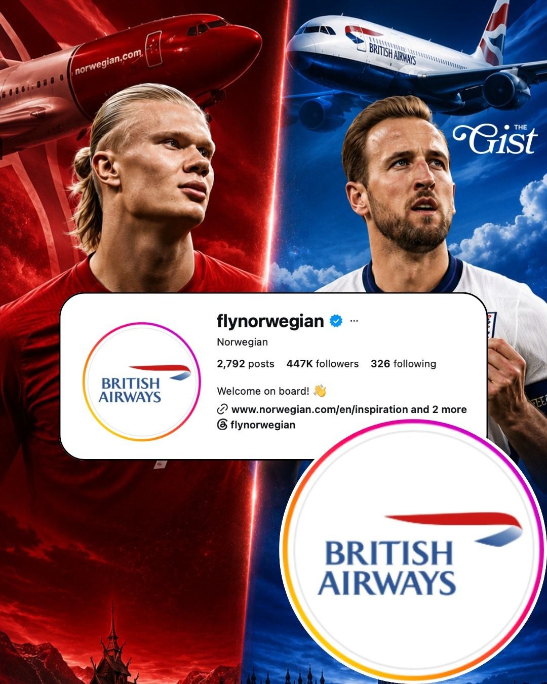 These airlines actually committed to the bit. ✈️⚽️⁣⁣ 