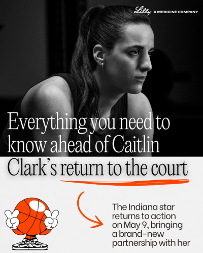 Lilly partner Caitlin Clark returned to the court for her third professional season. Her secret to staying at the top of her game? Movement.