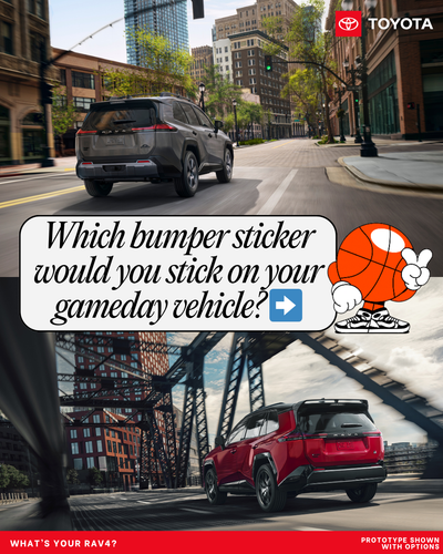 Which bumper sticker would you stick on your RAV4? 🤣