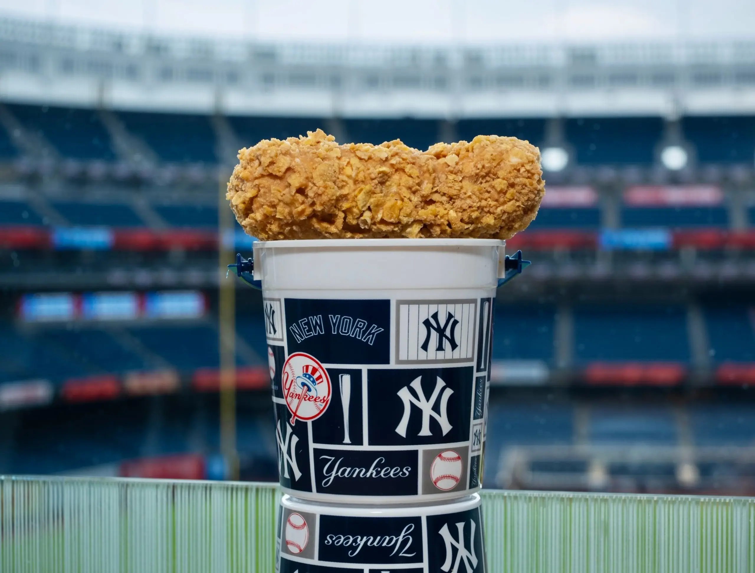 The New York Yankees’ infamous “chicken bucket” dessert.