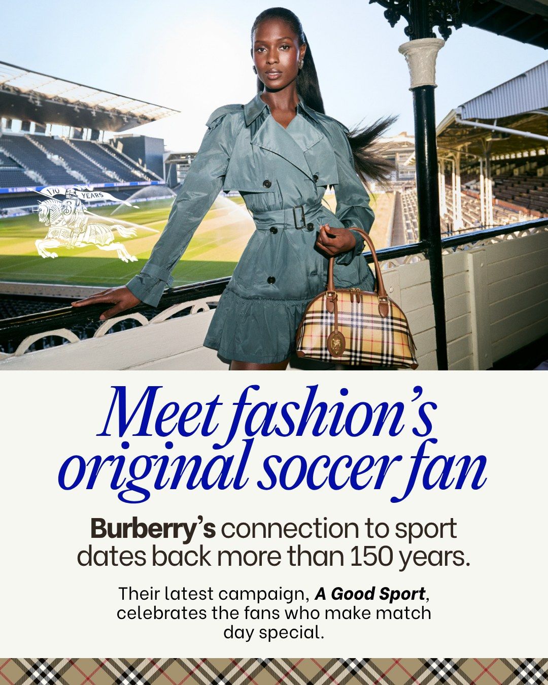 Beyond the iconic Check pattern and luxury fashion Burberry’s soccer roots run DEEP.