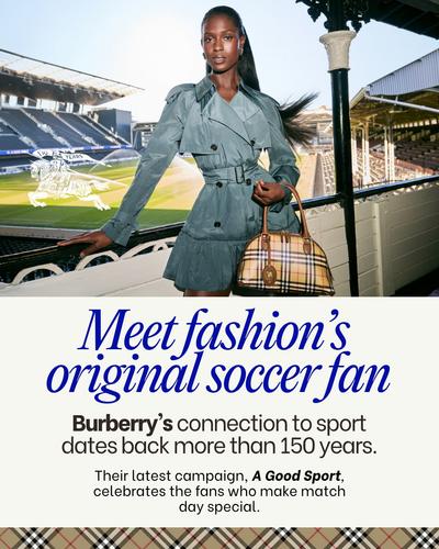 Beyond the iconic Check pattern and luxury fashion Burberry’s soccer roots run DEEP.