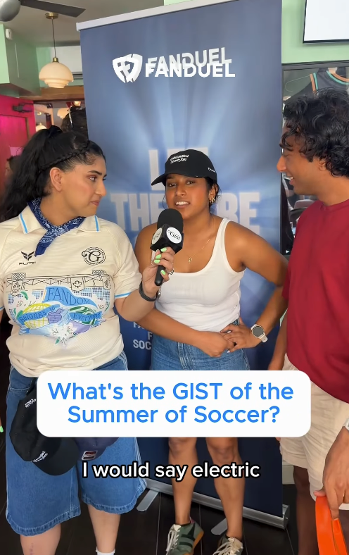 The vibes were high at our Summer of Soccer watch party in New York ⚽️🔥