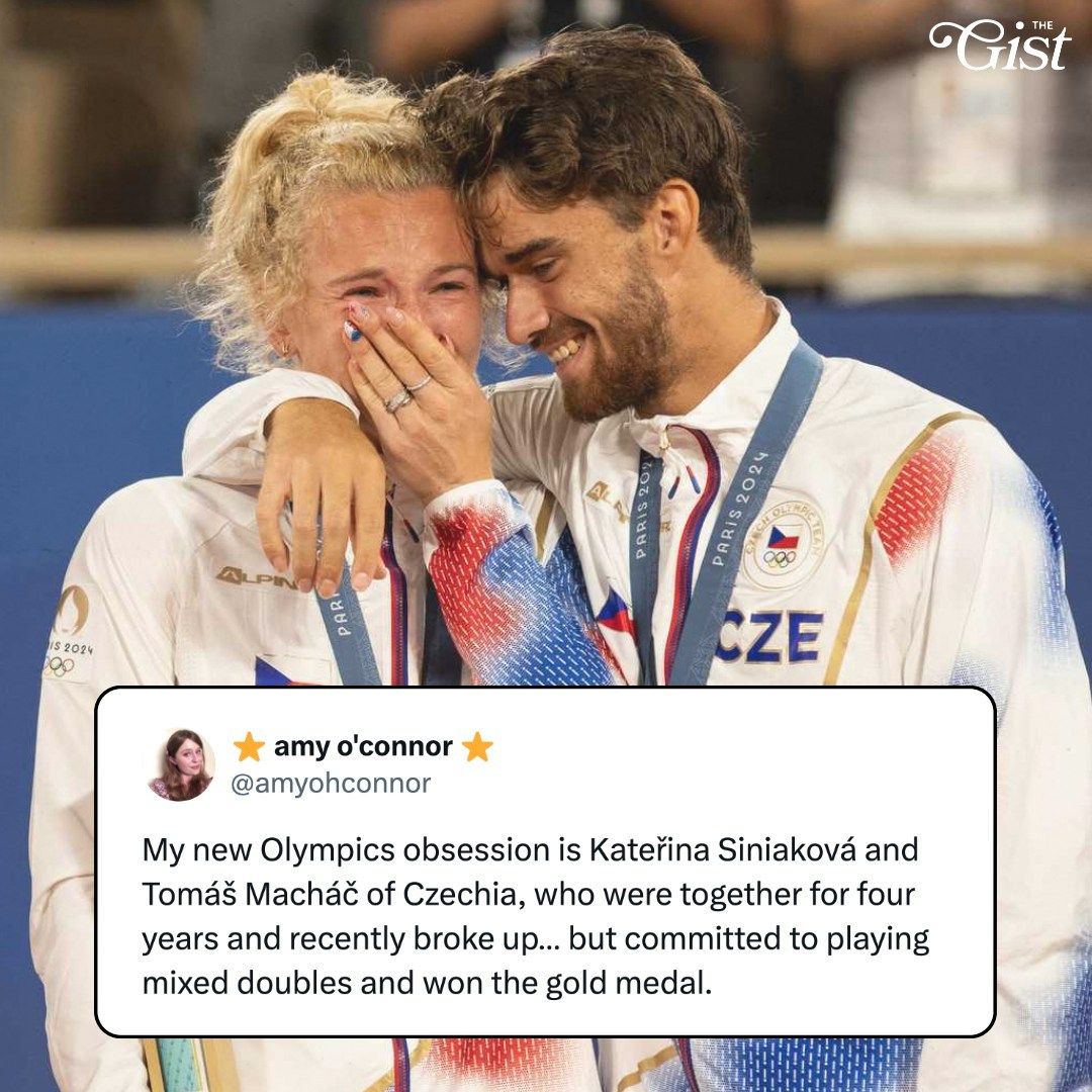 All we do is cry during the Olympics. 💜🥺⁣ 