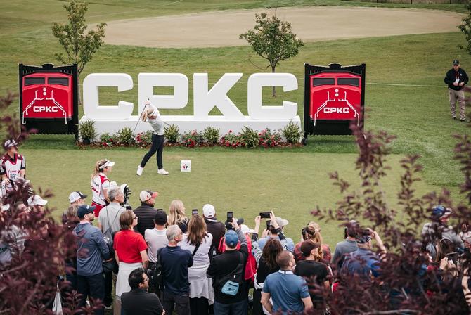 People watching the CPKC Women's Open