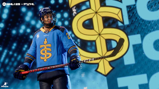 Toronto Sceptres center Sarah Nurse is depicted in NHL 25.