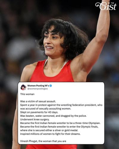 Vinesh Phogat is still a hero and a champion