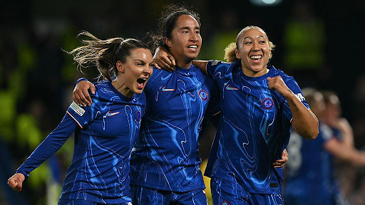 Chelsea beat Manchester City to win the Women's League Cup in March 2025.