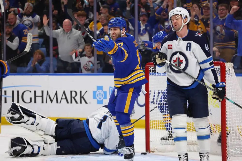 Winnipeg Jets sigh after losing.