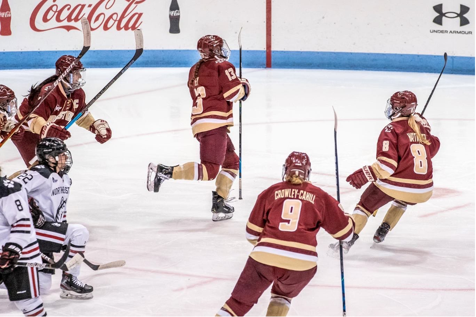 College Ice Hockey Underway in Boston