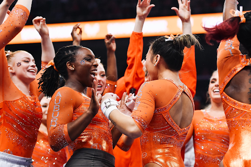 Seven NCAA gymnasts received perfect scores in weekend meets