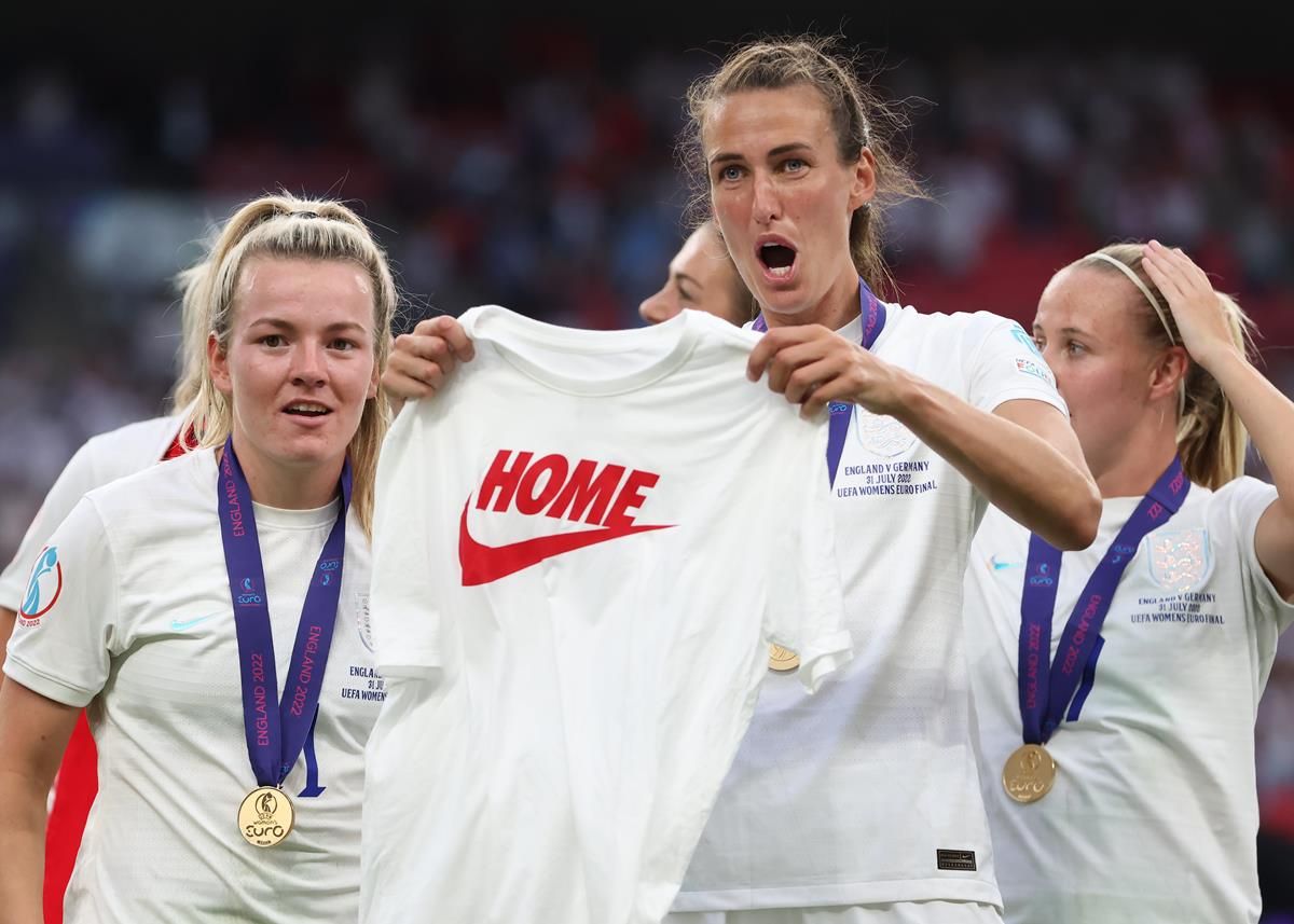 Weekly sales of women's soccer gear tripled during Women's Euro