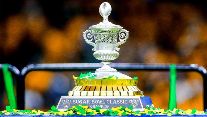 The Sugar Bowl trophy