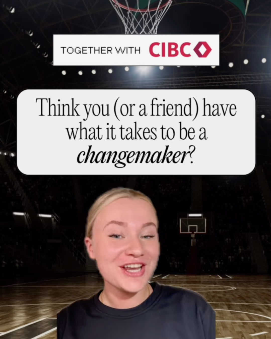 We teamed up with CIBC to champion Canadians driving change on and off the court