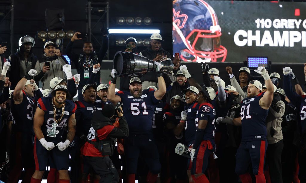 The Montreal Alouettes win the 110th Grey Cup