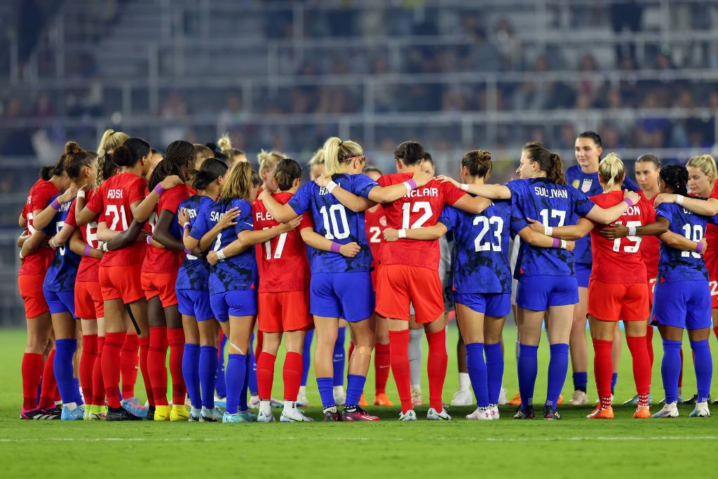 CanWNT wear purple in protest at SheBelieves Cup