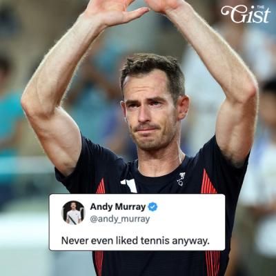 Tennis legend Andy Murray has officially retired. ❤️