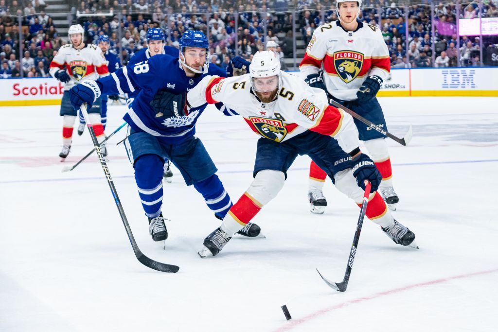 The Toronto Maple Leafs find themselves down 2-0 to the Florida Panthers
