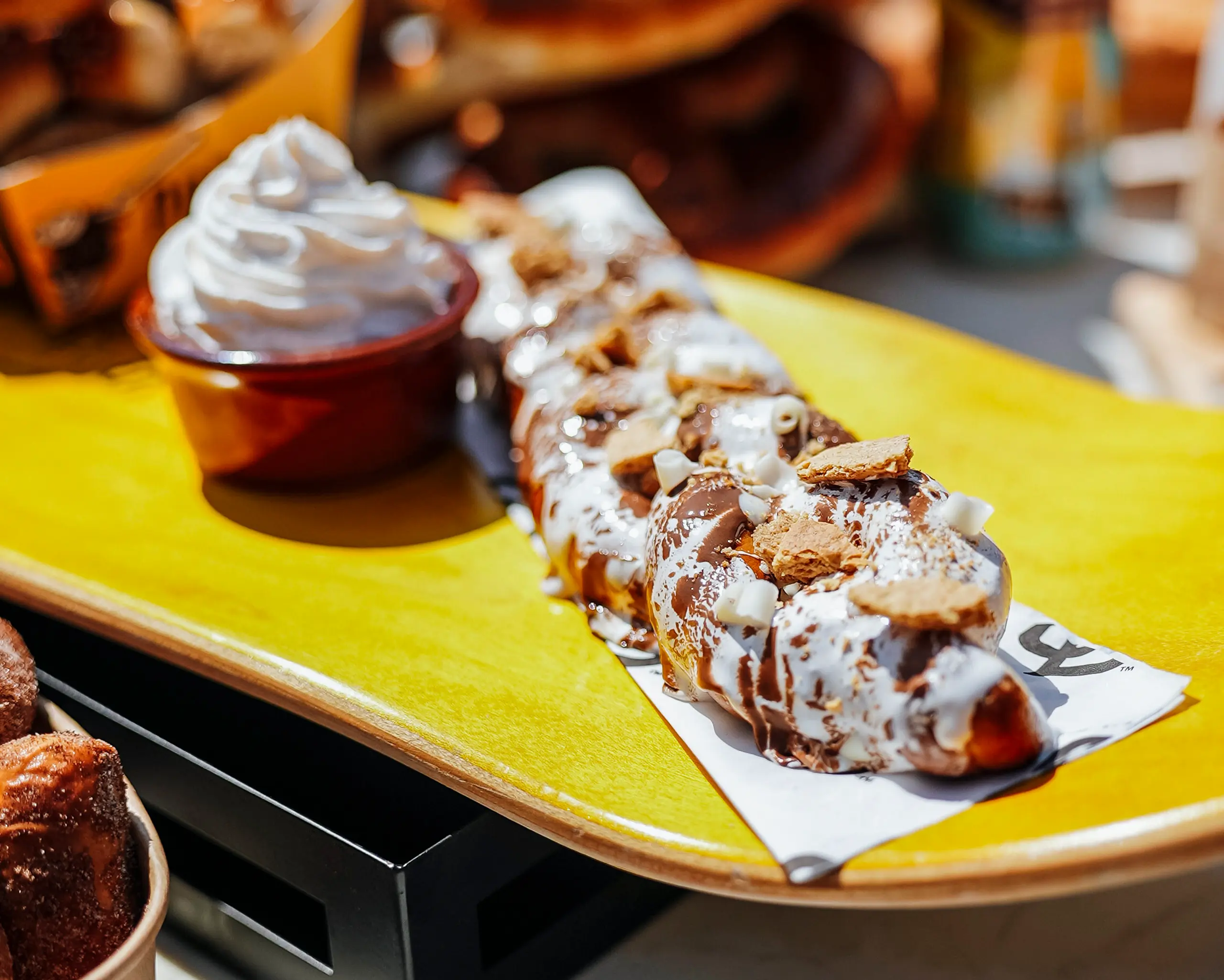 Petco Park’s S’mores Padres Pretzel.