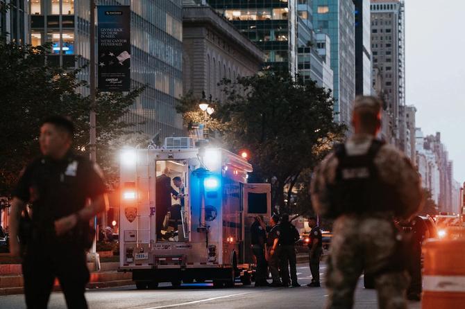 An ambulance at Park Avenue.