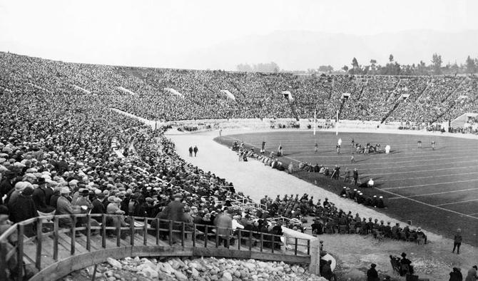 The first Rose Bowl game