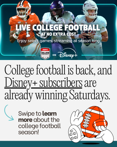 College football Saturdays are officially back. 🏈