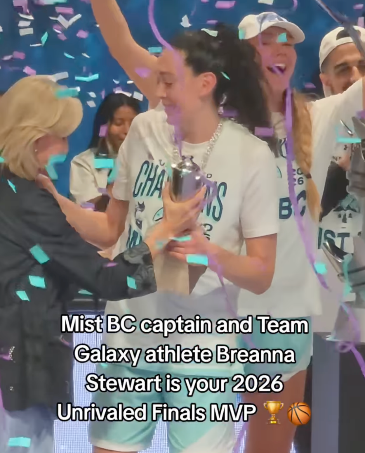 Unrivaled co-founder. Unrivaled champion. Unrivaled Finals MVP.