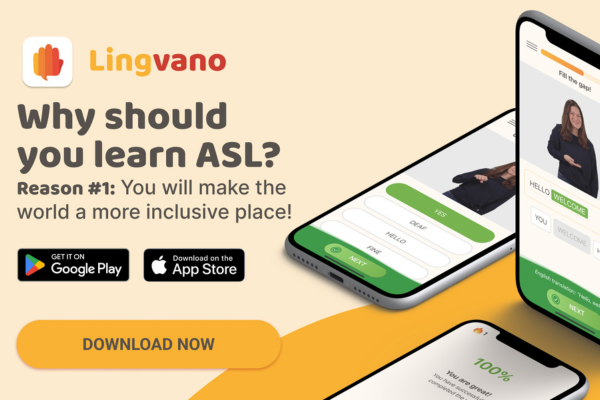 The Lingvano app on smartphones