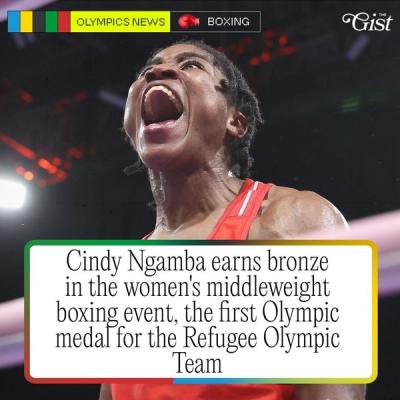 Ngamba left Cameroon for the U.K. when she was 11 but is not yet a British citizen. ❤️