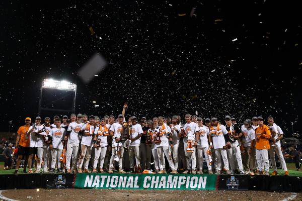 No. 1–seed Tennessee baseball wins their first Men’s College World Series title.