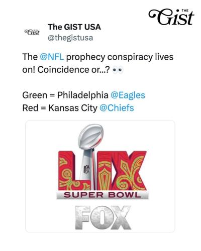 Is the Super Bowl logo conspiracy theory back?