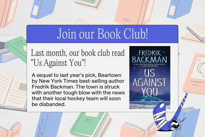 The GIST Book Club's February pick of the month: Us Against You by Fredrik Backman