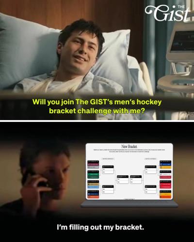 The GIST is hosting our very own Pro Men’s Hockey Bracket Challenge, and you’re invited to play (for free)! 🏒