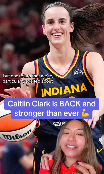 Indiana Fever star Caitlin Clark is back in action and ready to heat up the court.