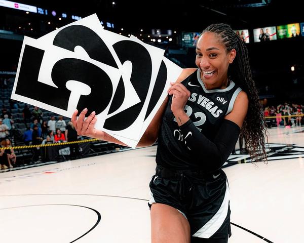 Las Vegas Ace A’ja Wilson becomes fastest player to score 5K career points