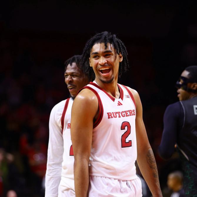 Rutgers guard Dylan Harper is one of the many talented freshmen taking college basketball by storm.
