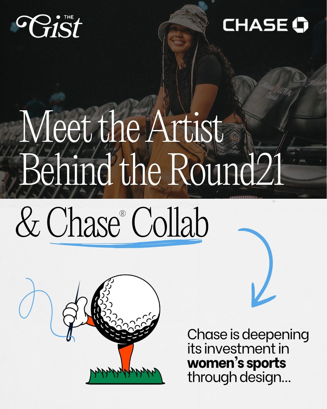 Check out Round21's collab with Chase during the KPMG Women's PGA Championship