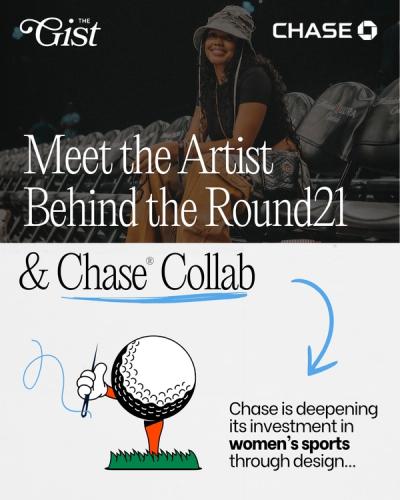 Check out Round21's collab with Chase during the KPMG Women's PGA Championship