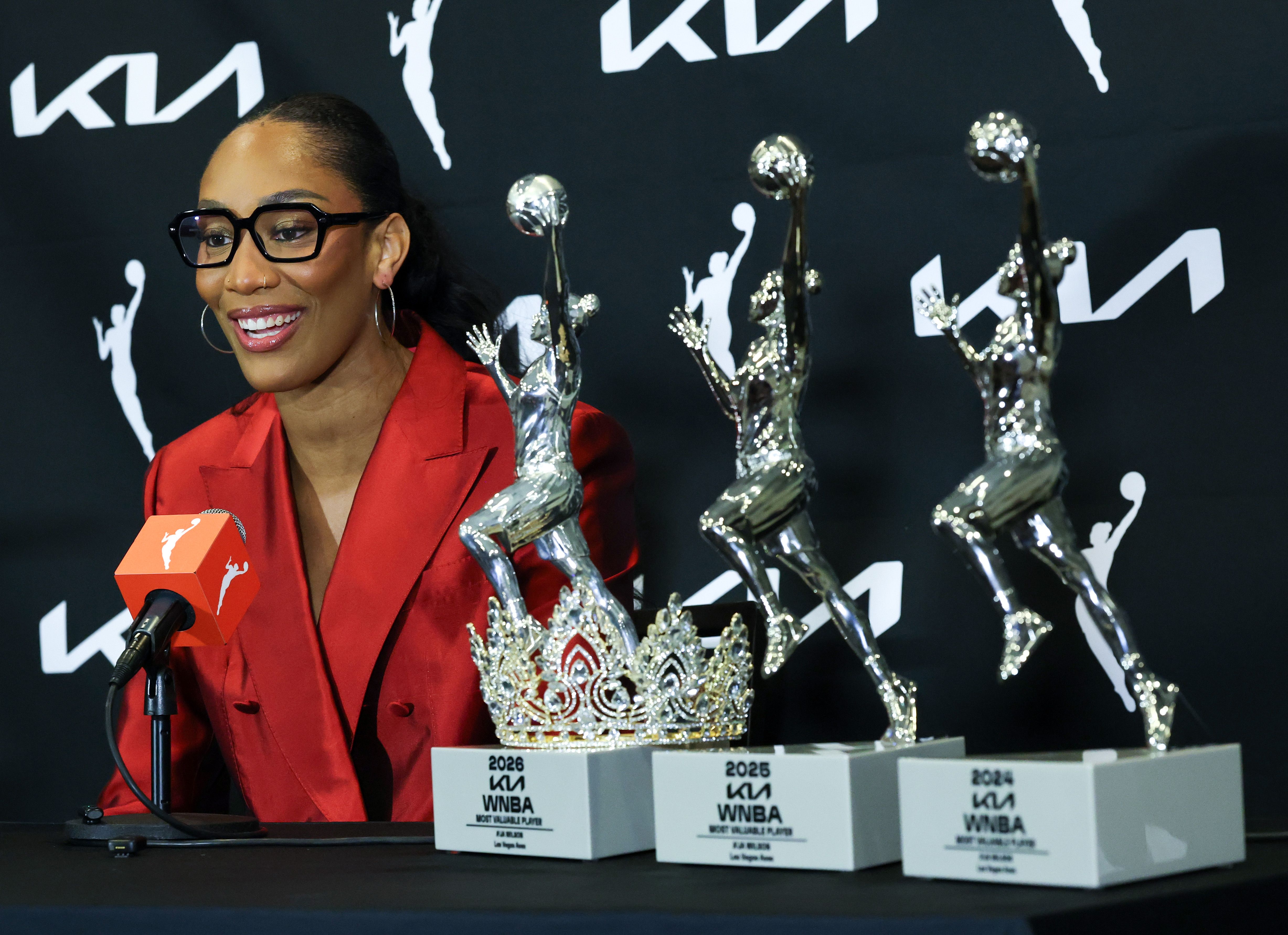 Las Vegas Aces icon A’ja Wilson wins fifth WNBA MVP