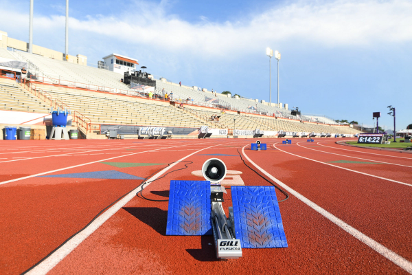 The outdoor track and field national championship begins today