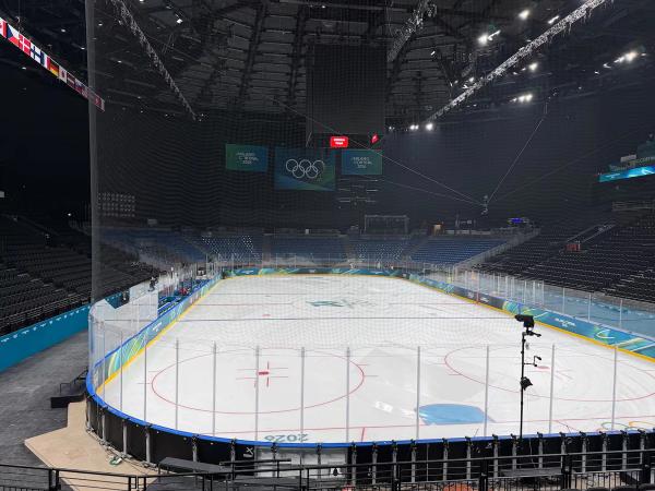 Milan’s main ice hockey arena good to go as Olympics begin