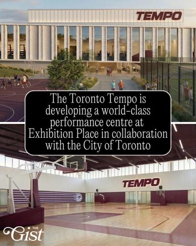 The Toronto Tempo and the City of Toronto have announced plans to develop the team’s first dedicated performance centre in downtown Toronto. 🤩