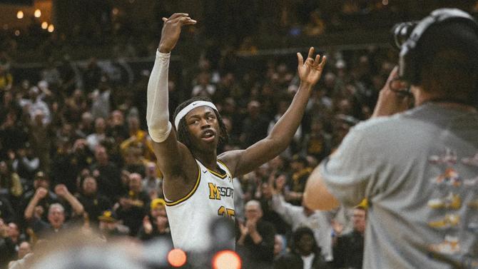 Mizzou men’s basketball guard Mark Mitchell.