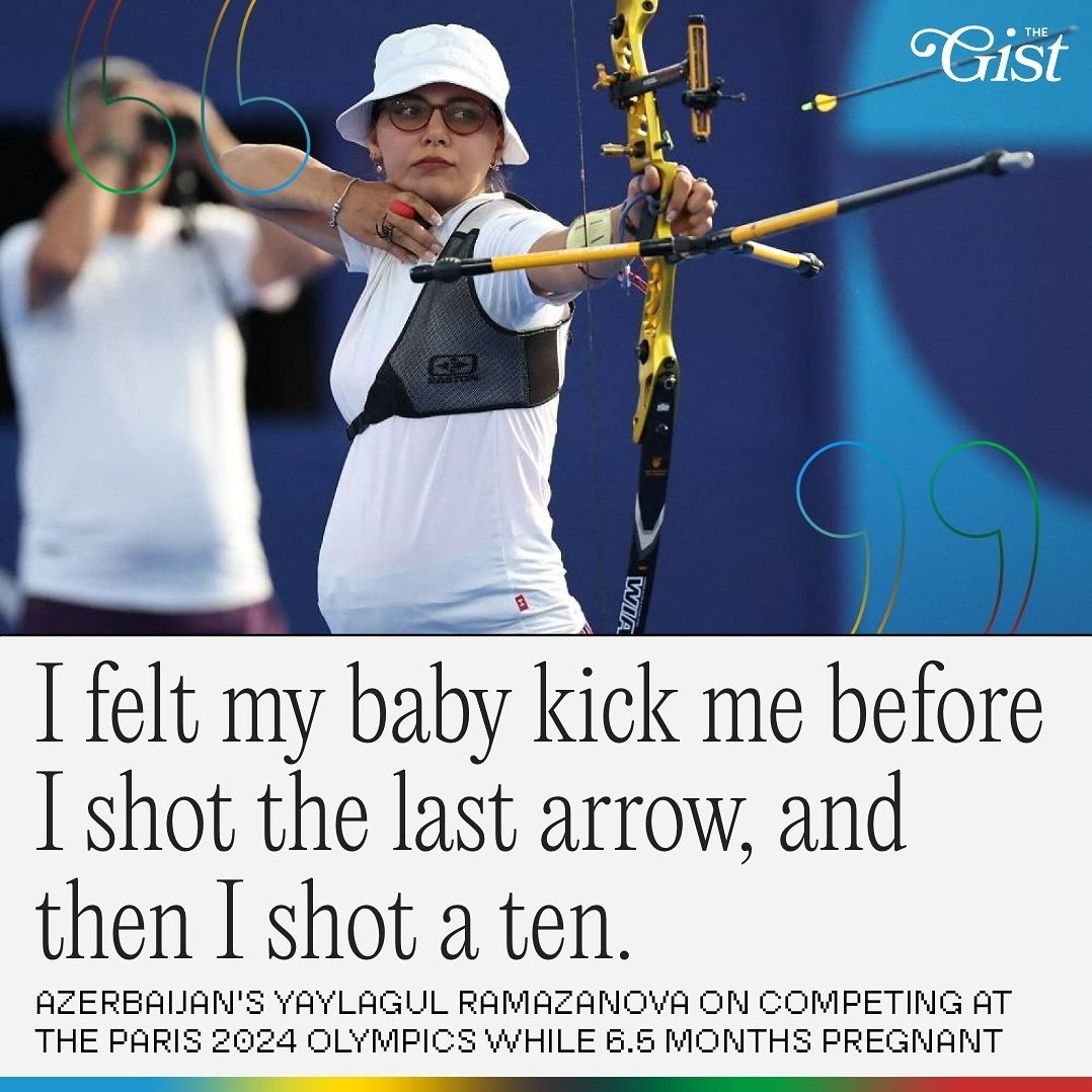 Yaylagul Ramazanova has taken it a step further by doing it all while pregnant. 👏