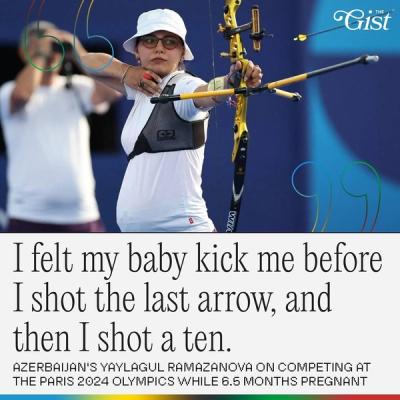 Yaylagul Ramazanova has taken it a step further by doing it all while pregnant. 👏