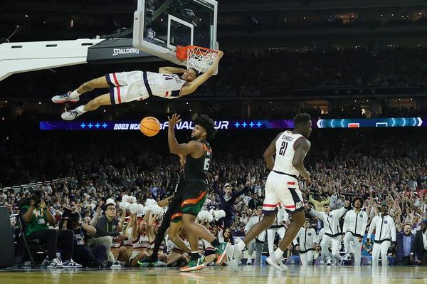 No. 4 UConn and No. 5 San Diego State meet in men's championship game