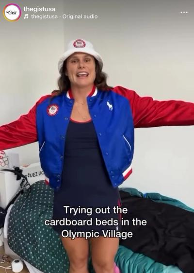 Team USA rugby player Ilona Maher is carrying the Olympic content