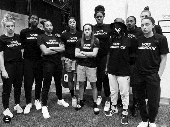 The WNBA Played a Role in Warnock's Georgia Senate Seat Win