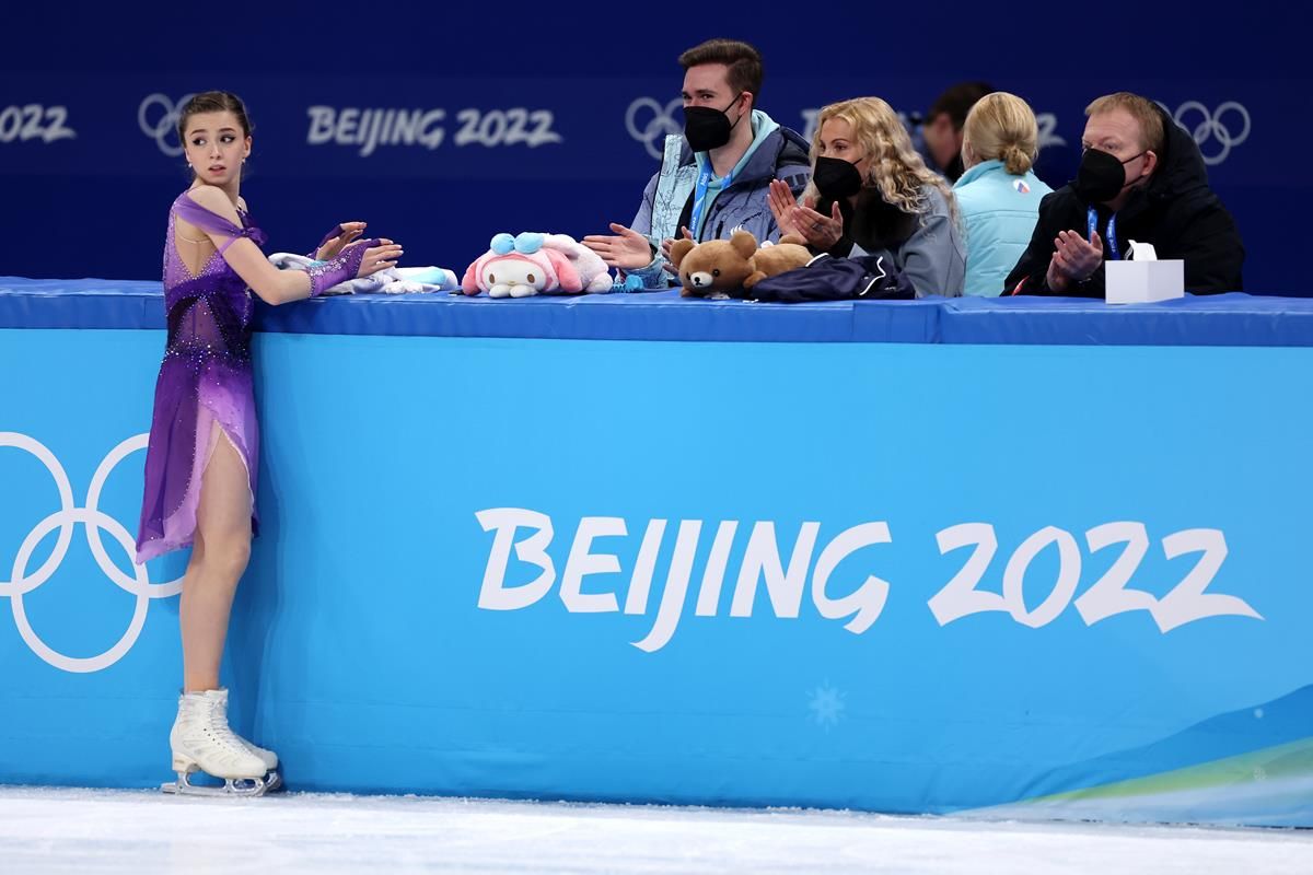 Olympics: Kamila Valieva competes 
